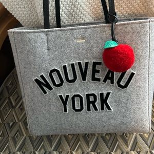 Kate spade Nouveau York felt tote